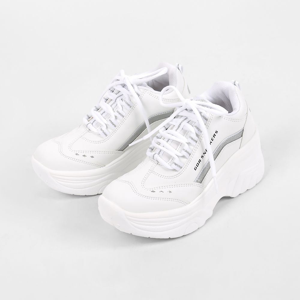 Cheerleader platform sneakers (2color) thumb1
