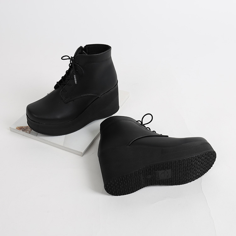 Toona platform combat boots (1color) thumb3