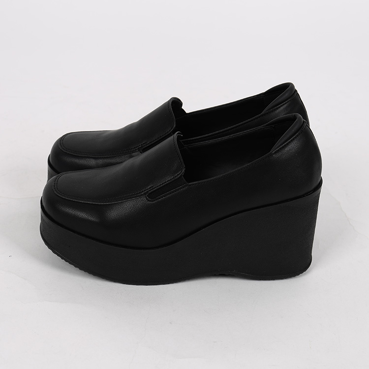 Simple platform loafers (1color) thumb2