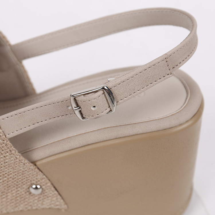 Jute platform sandal (2color) thumb5